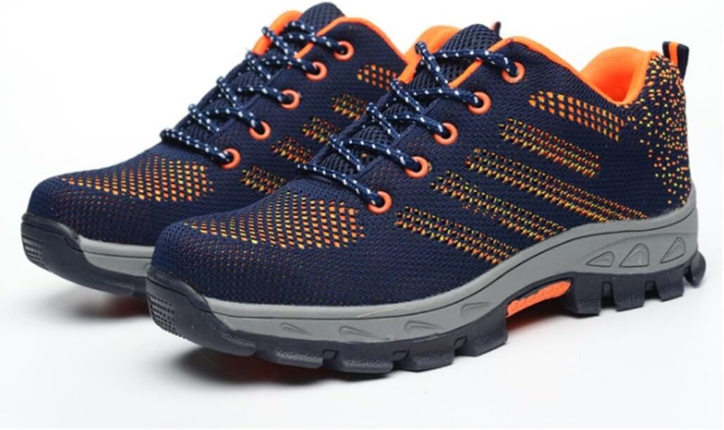 Work Shoes for men Steel Toe Work Shoes Industrial & Construction Shoes Puncture Proof Safety Shoes (8)