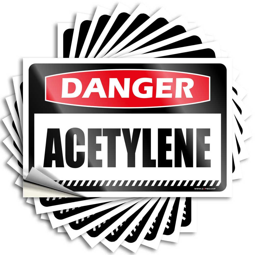 Quote Backyard Accessories Alcohol Accent Door Danger Acetylene - Scratch Resistant Stickers(12X18CM)