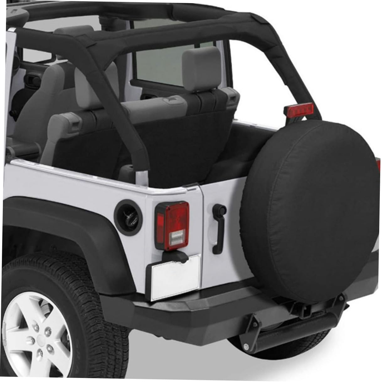 Cabilock 2 Piezas Funda de Remolque de Cubierta de Neumáticos Lluvia y Sol Material Resistente y Accesorio Remolques y Caravanas