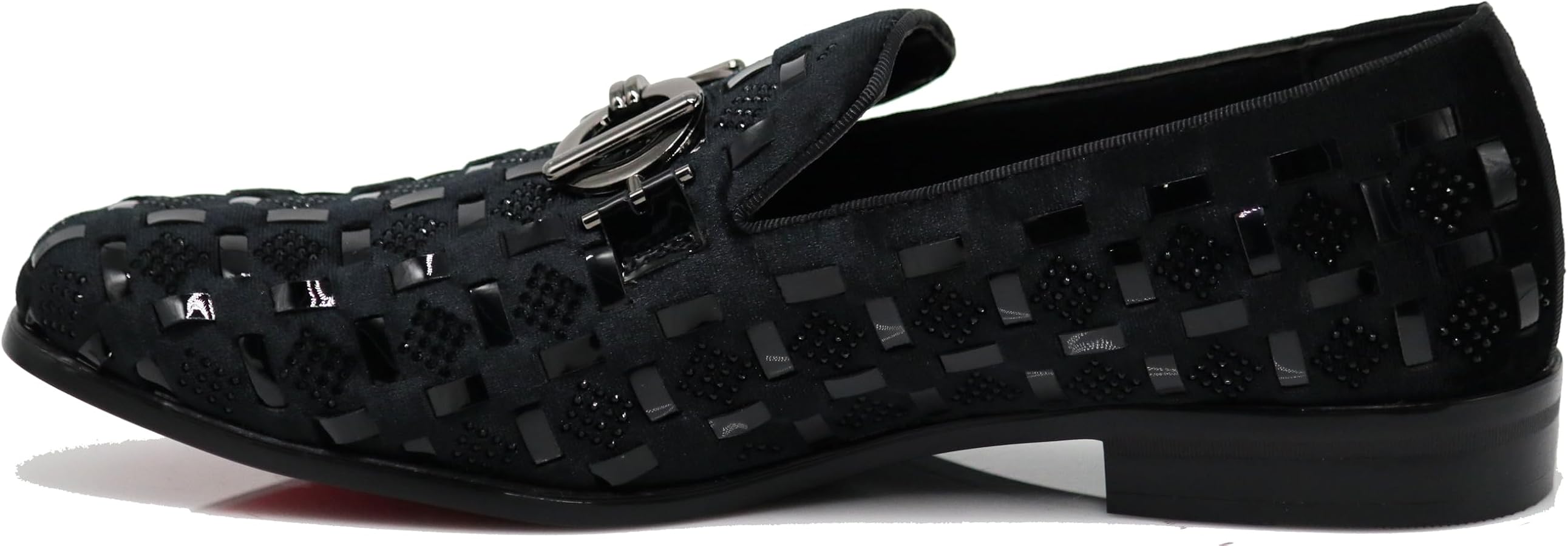 PSOWQ 1 pezzi di farfallino con strass, fascia elastica glitterata