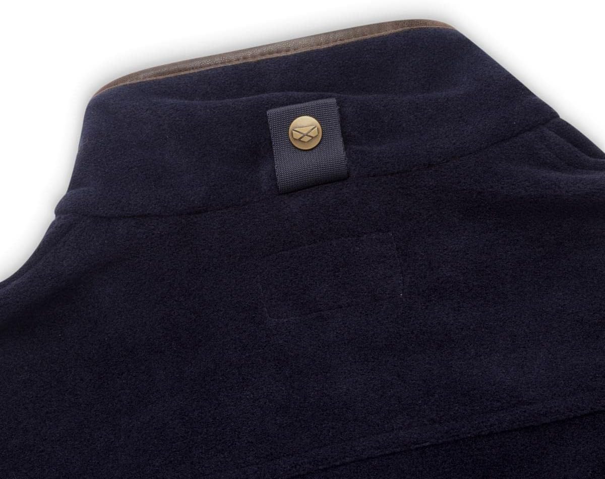 Hoggs of Fife Stenton Technical Fleece Gilet - Midnight Navy XXX-Large Blue
