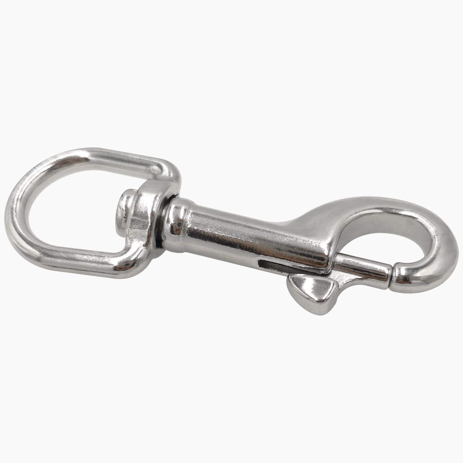 Snap Hook Stainless Steel Double Eye Swivel Rings For Dog Leads, Boat Ropes, Anti-Tangle Hooks Stainless Steel Swivel Rings - Foto 14