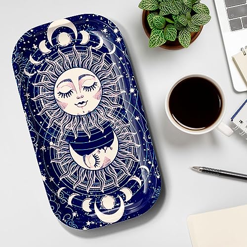 Extra Large Metal Rolling Tray with Reinforced edges Gloss Print - Smoking Tray Accessories - Rolling Tray for Smoking - Image 2
