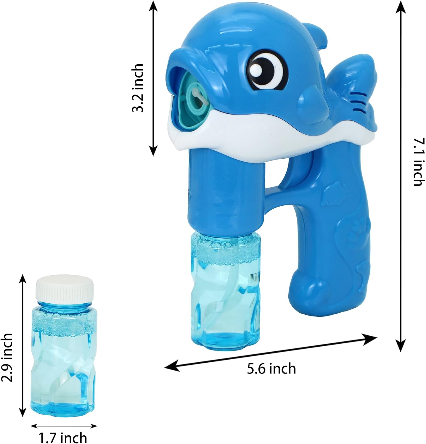 JOYIN 2 Bubble Guns Kit Whale Automatic Bubble Maker Blower Machine with 4 Bubble Solutions for Kids, Bubble Blower for Bubble Blaster Party Favors, Summer Toy, Birthday, Outdoor & Indoor Activity