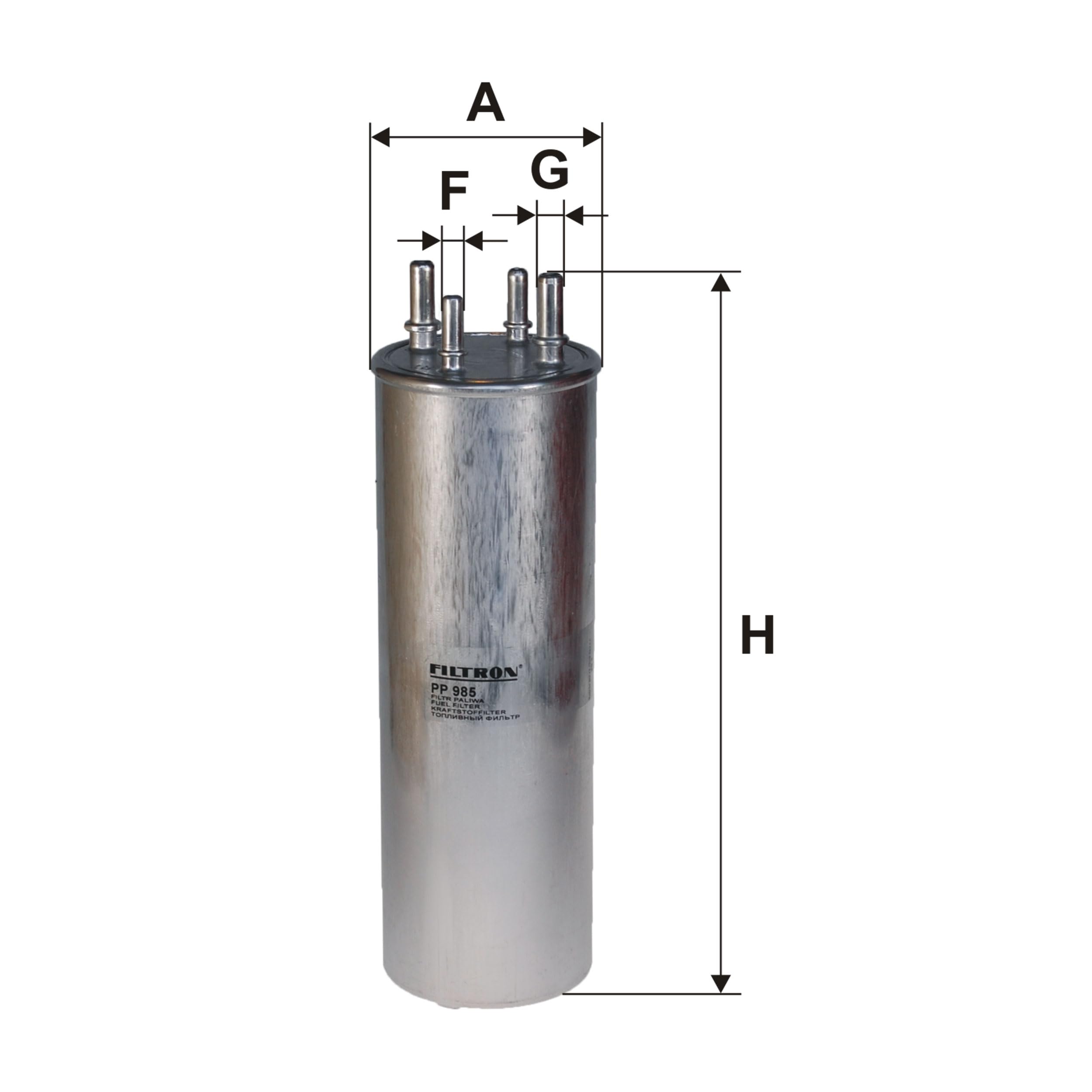 FILTRON PP 985 Carburante - per AUTOVETTURE + VEICOLI COMMERCIALI