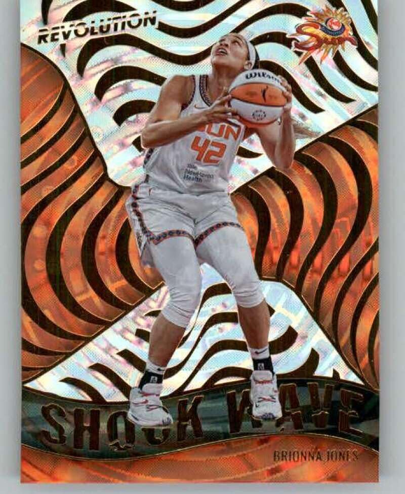 Panini WNBA Revolution Shock Wave Fractal #13 Brionna Jones Connecticut Sun - Tarjeta de intercambio de baloncesto 2022