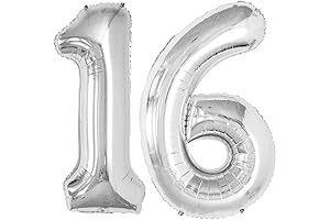 Sweet 16 Balloon: Celebrate Milestone Birthdays and Anniversaries with Jumbo Helium-Filled Foil Decor