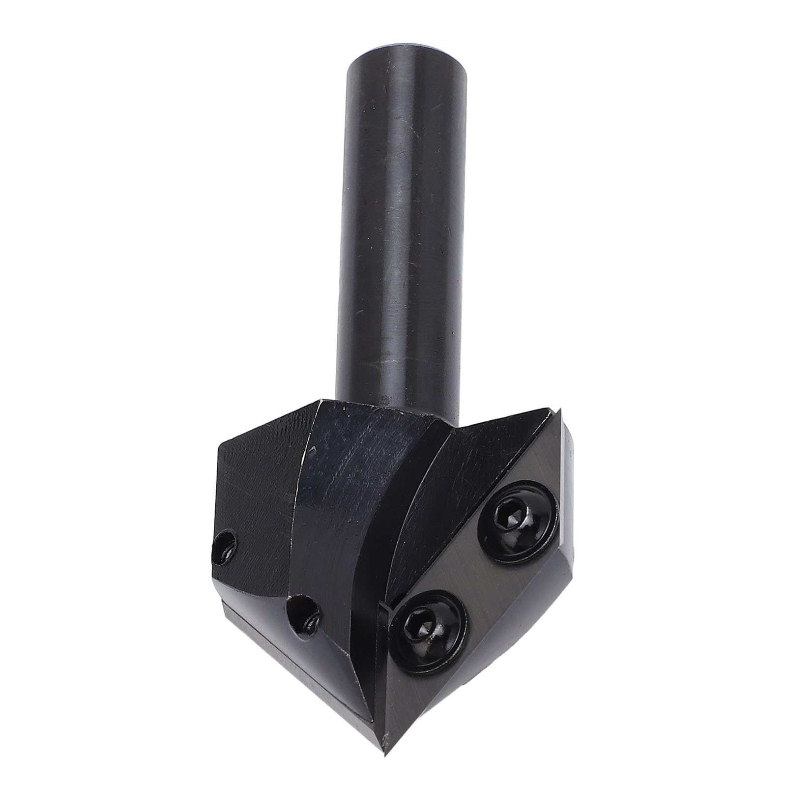 Fresa a intaglio a V con inserto in carburo di tungsteno a 90 e 120 gradi, fresa per router a gambo da 1/2 pollice per incisione e fresatura di scanalature nel legno, lunghezza