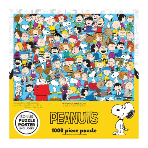 RoseArt - Peanuts - Cast of Characters - 1000 Piece Jigsaw Puzzle for Adults - image 6