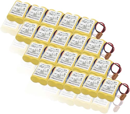 XIAOXX - Batería BR-AGCF2W de 6 V (paquete de 20)  Batería A98L-0031-0011 de 2200 mAh de repuesto para controles de ventilador con enchufe (no