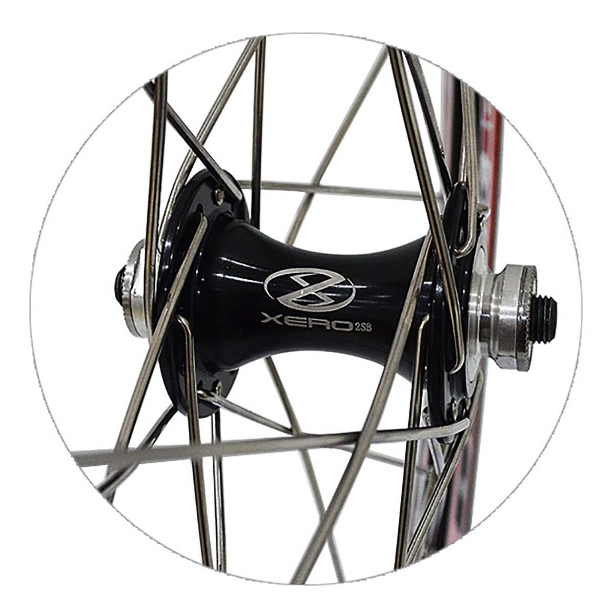 Amazon.co.jp: BMX フロントホイール 20インチ Vブレーキ 24H