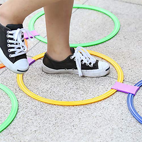 DECDEAL 10pcs 28cm / 38cm Agility Speed Ring Futebol Futebol Basquete Esporte equipamento anéis de t