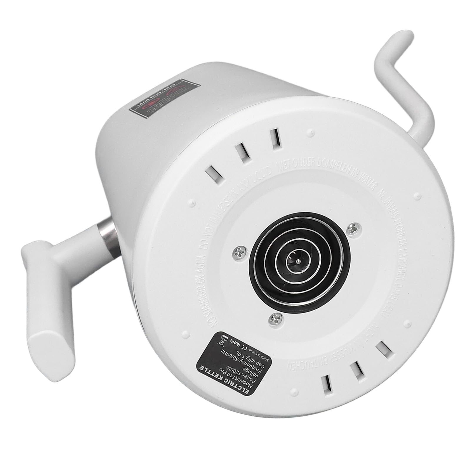 Dioche Hervidor Eléctrico con Cuello de Cisne, Control Inteligente de Temperatura, Hervidor de café con Pantalla LCD, Preparación Precisa para el Hogar y la Oficina, Acero (Enchufe europeo 220V)