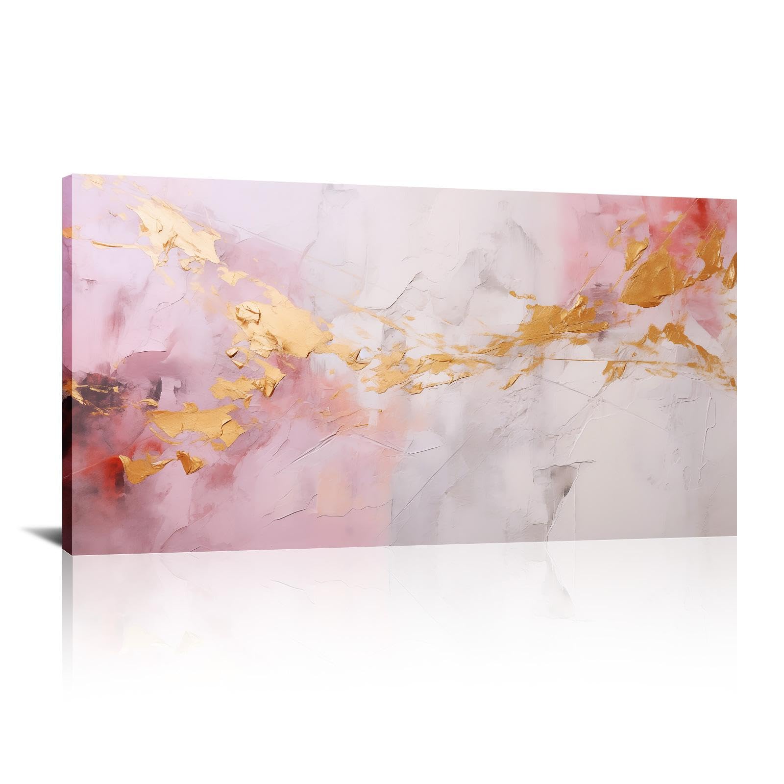 Impression sur toile marbre contemporaine tableau abstrait geant 122cm decoration interieur - 8