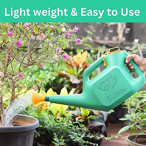 Indian Gardens - Gardening Tools | Gardening for Home Garden | Gardening Tools | Garden Tool for Home Garden (Water Can 5 Litre)
