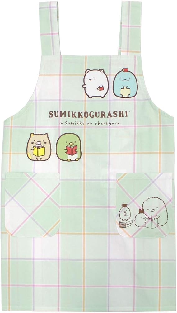 Amazon Co Jp すみっコぐらし エプロン 女の子 キッズ H型 かわいい 子供 エプロン グリーン 150cm ホーム キッチン