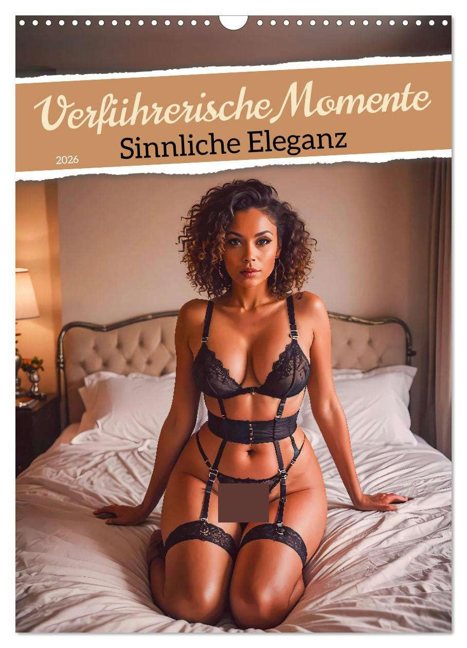 Verführerische Momente - Sinnliche Eleganz (Wandkalender 2026 DIN A3 hoch), CALVENDO Monatskalender: Der Kalender vereint die Welt der luxuriösen ... starker Frauen. (CALVENDO Erotik)