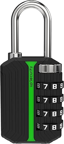 Cerradura combinada para casillero de gimnasio, cerradura de combinación de 4 dígitos para casillero, combinación de candado pequeño, candado