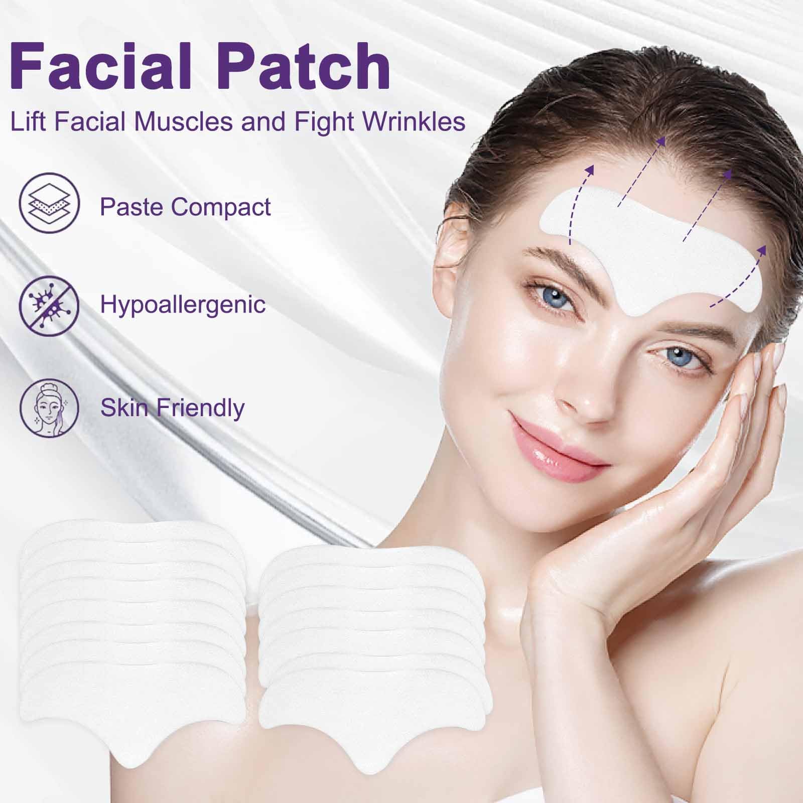 Forehead Wrinkle Patches,Forehead Patches For Wrinkles Forehead Patches For Line Remover Patches Smoothing Facial Anti-Wrinkle Patches Moisturizing Mask Pads For Women Age Lines Resistant Patches - Image 2