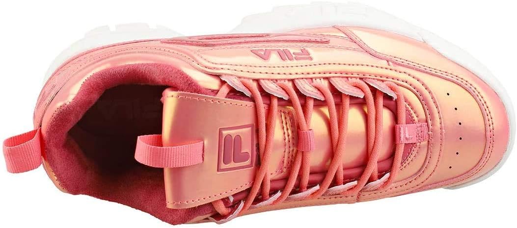Fila Women's Disruptor II Liquid Luster Shoes Bltd/Rsbs/White 9
