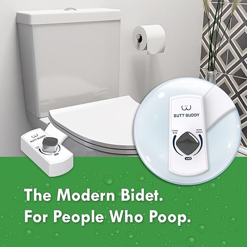 Miniatura 4 de BUTT BUDDY Duo - Bidet Toilet Seat Attachment & Fresh Water Sprayer (Easy to Install | Non-Electric | Dual-Nozzle Cleaning | Gentle Wash | Healthy,