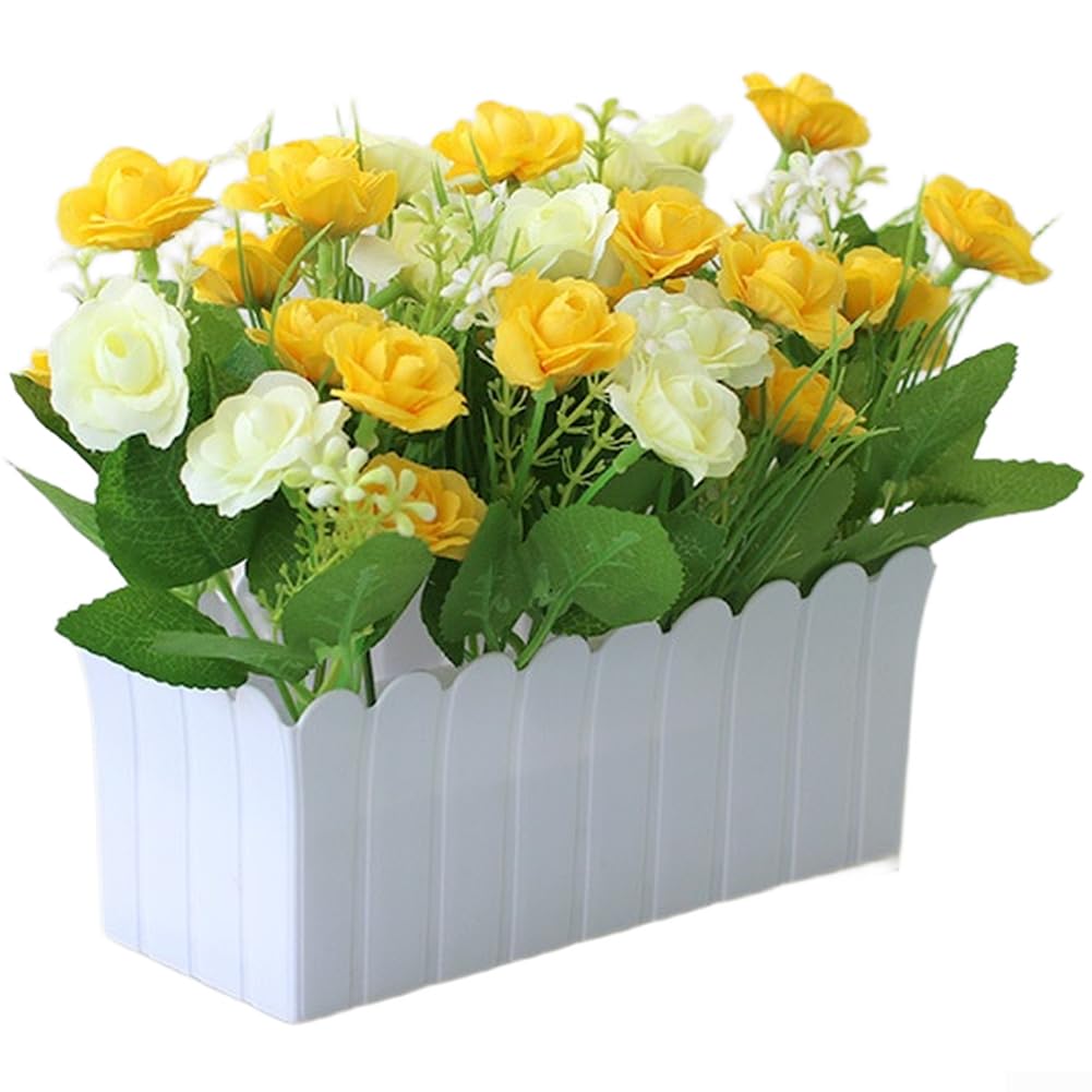 Orchidée artificielle en soie plastique durable pour animaux fausses plantes table