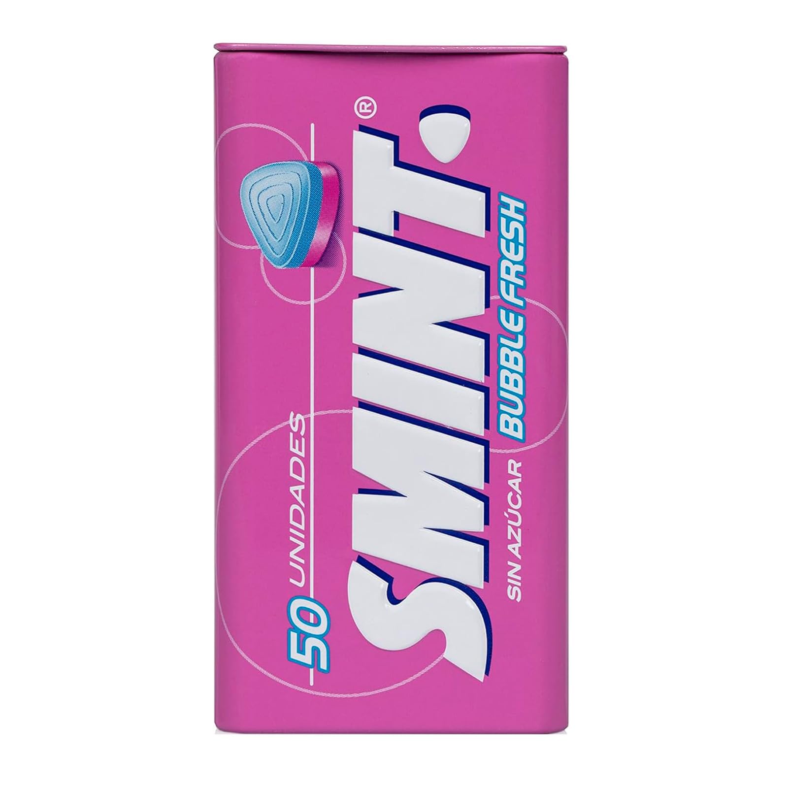Deliex - Smint Tin, Caramelo Smint Comprimido Sin Azúcar - 12 unidades de latas de 35 gr. (Total 420 gr.) (12, Bubblefresh)