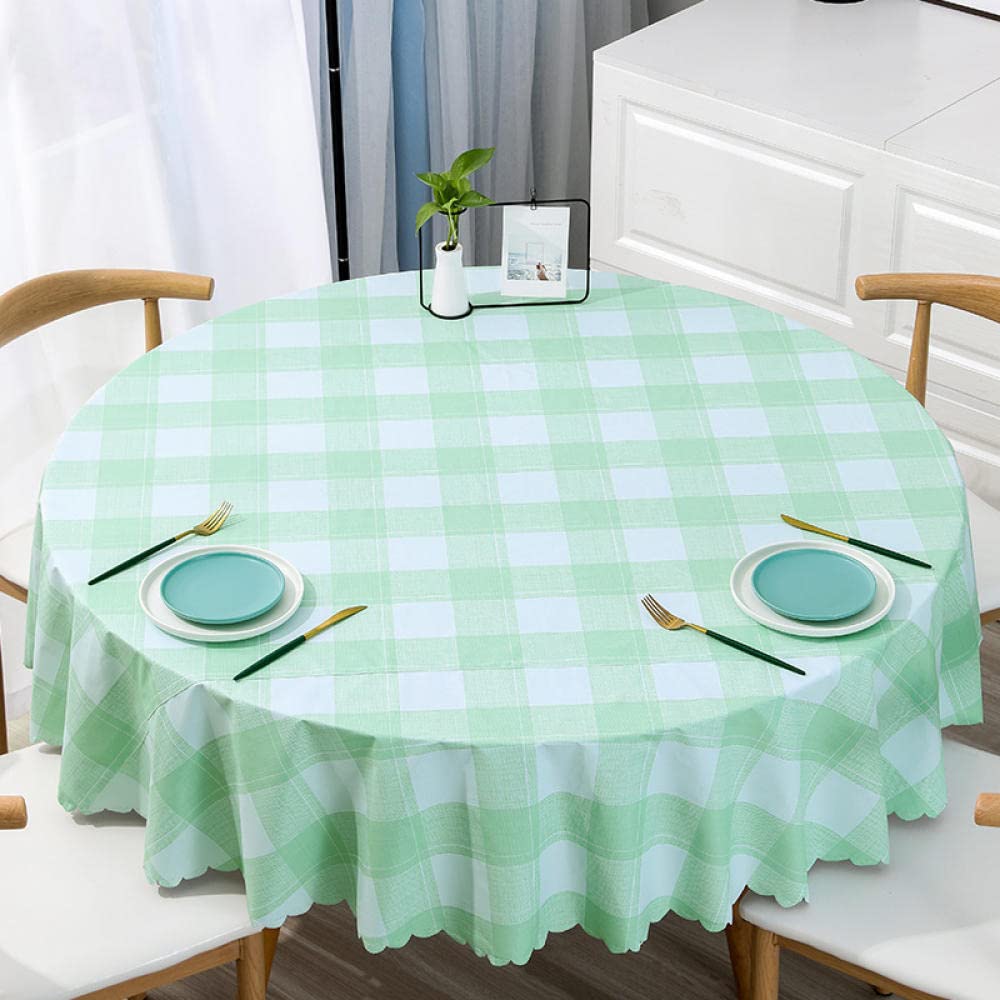 Nappe pour table ronde rectangulaire carrée anti chaud tissu vert 180cm banquet