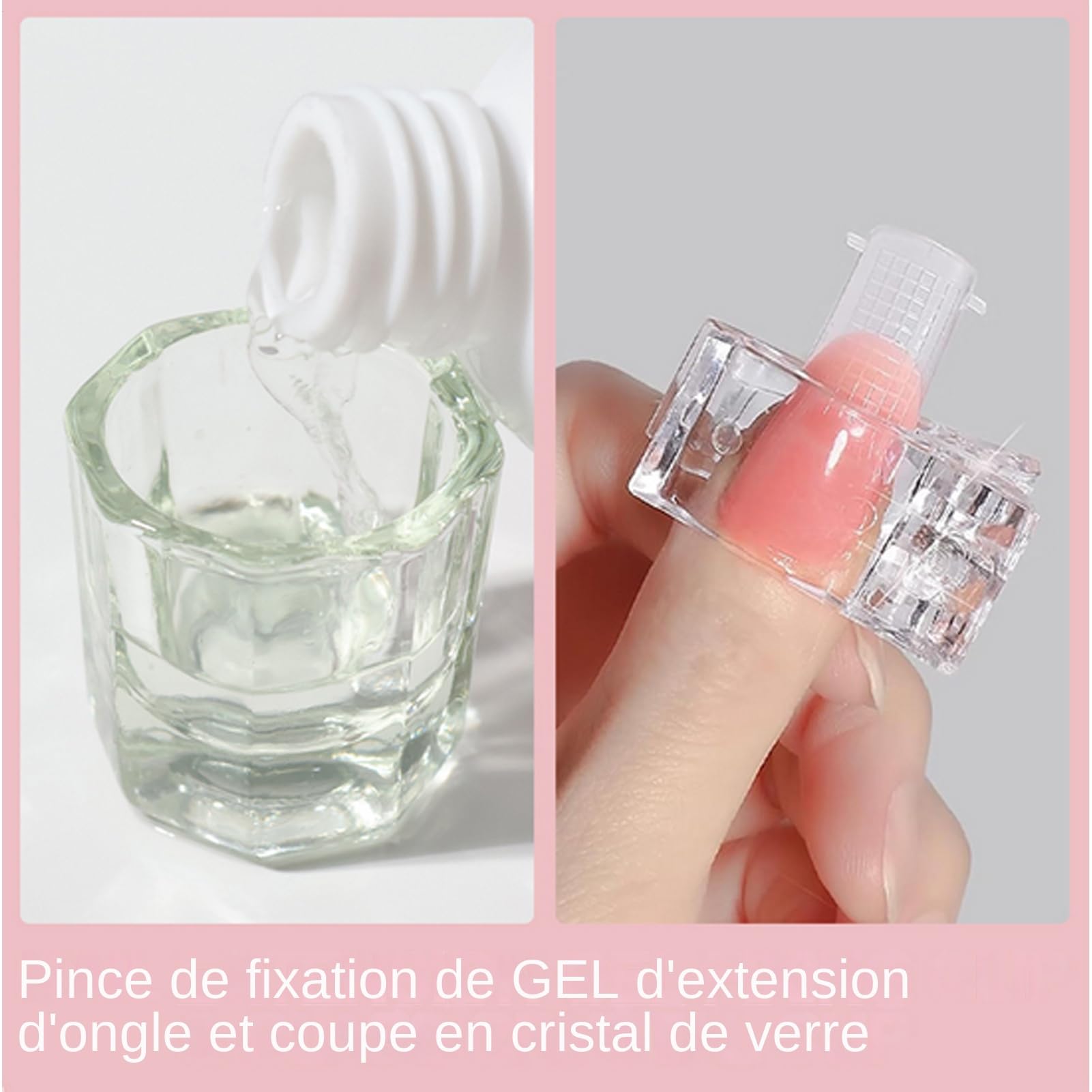 Kit Gel per Ricostruzione Unghie Strumento Manicure Leggero e Portatile | Gel di Finitura Professionale per Unghie Ideale per Viaggi, Casa, Ufficio, Scuola - Regalo per Fidanzata, Moglie, , Sorell