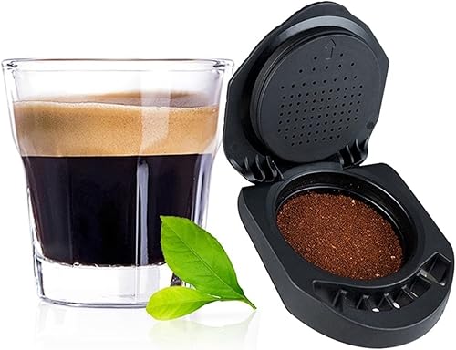 Miniatura 2 de Compatible con adaptador de cápsula, convertido en soporte de polvo, reutilizable, para máquina de café Dolce Gusto Edg250 (negro 1)