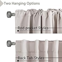 Vista 4 de H.VERSAILTEX Cortinas opacas con aislamiento térmico, paneles de tratamiento de ventana, cortinas opacas para oscurecer la habitación, cortinas