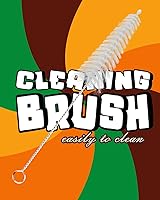 Vista 4 de Baster Baster Long ARRITZ - Baster de acero inoxidable para cocinar con cepillo de limpieza, 2 puntas más grandes, color negro