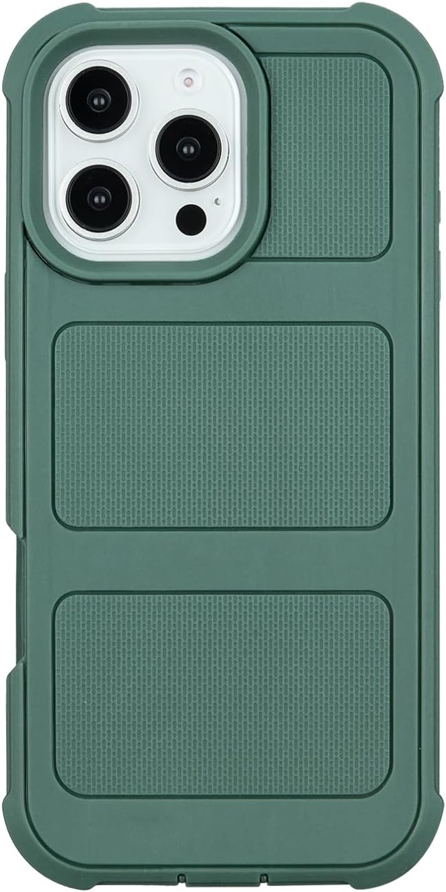 for Defender iPhone 16 Pro Case with Belt Clip,Holster for 16 Pro Phone Case with Kickstand,Rugged for Heavy Duty,2 Layers of Sturdy,Cover for iPhone 16Pro Cases Protective Dark Green