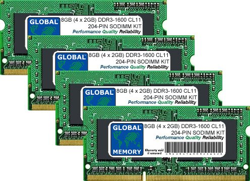 Kit RAM DDR3 1600MHz fluide pour travailler sur iMac 27 pouces chez soi