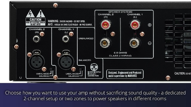 Amazon.com: Marantz MM7025 Stereo Power Amplifier | 2-Channel