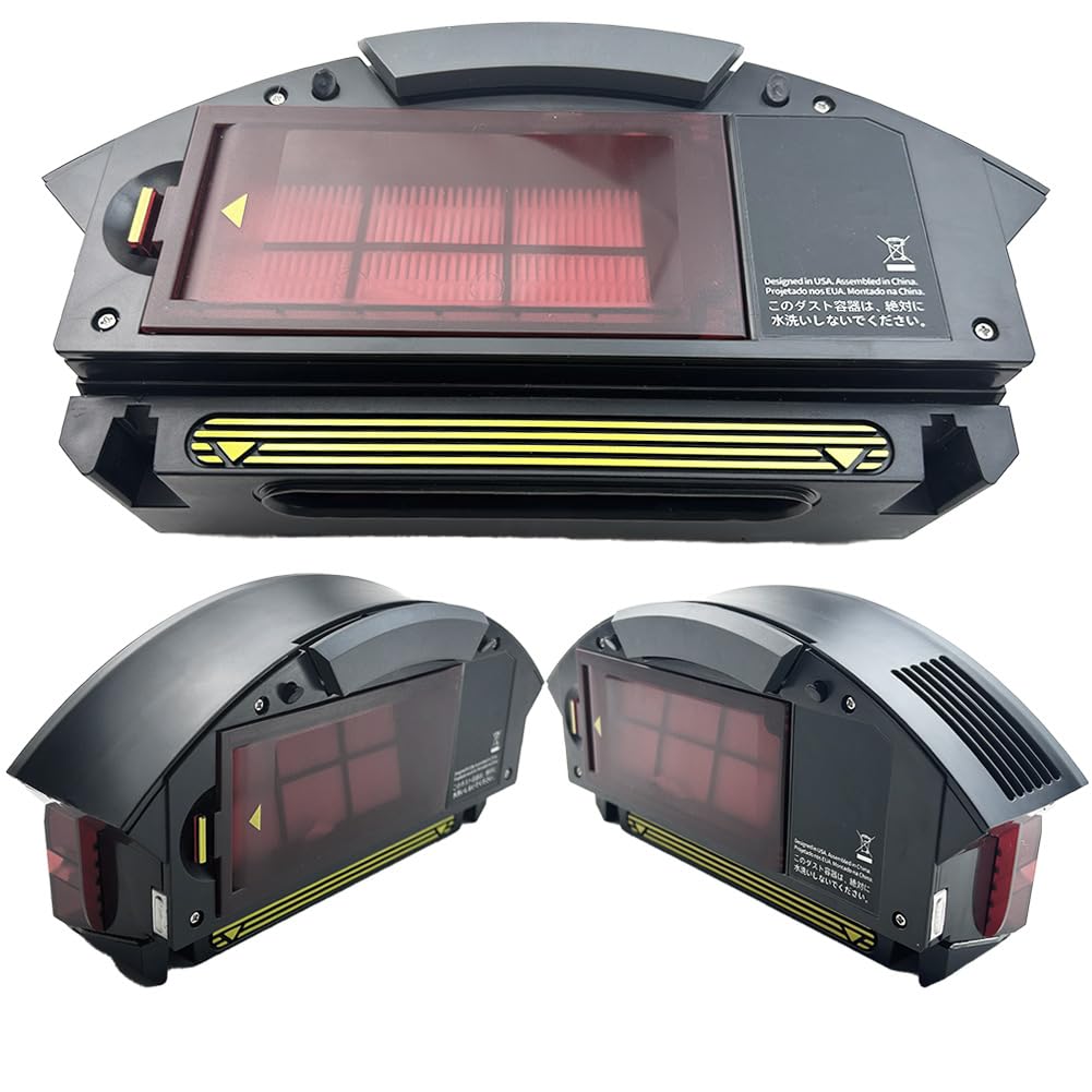 Ytaland Caja de repuesto para depósito de polvo, herramienta de limpieza para iRobot Roomba 800 960 Serie 870 860 880 960 Robot Aspiradora Piezas (no para 980)