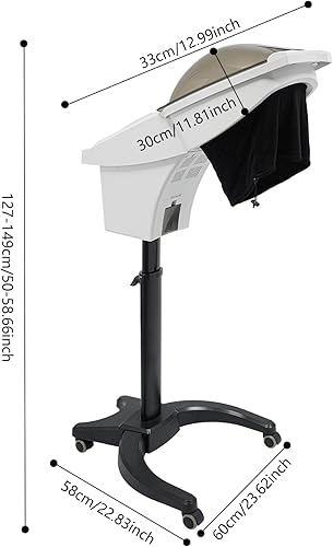 Miniatura 3 de Máquina profesional de vapor para el cabello, sala de rodadura, ozono, cuidado del cabello, spa, máquina de peinado para teñir el cabello, cuidado