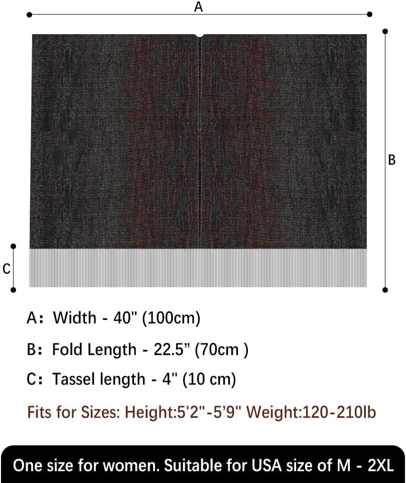 Women's Knit Shawl Wraps, Knitted Poncho Cape Open Front Cardigan Sweater with Tassel for Spring Fall Winter - Image 6