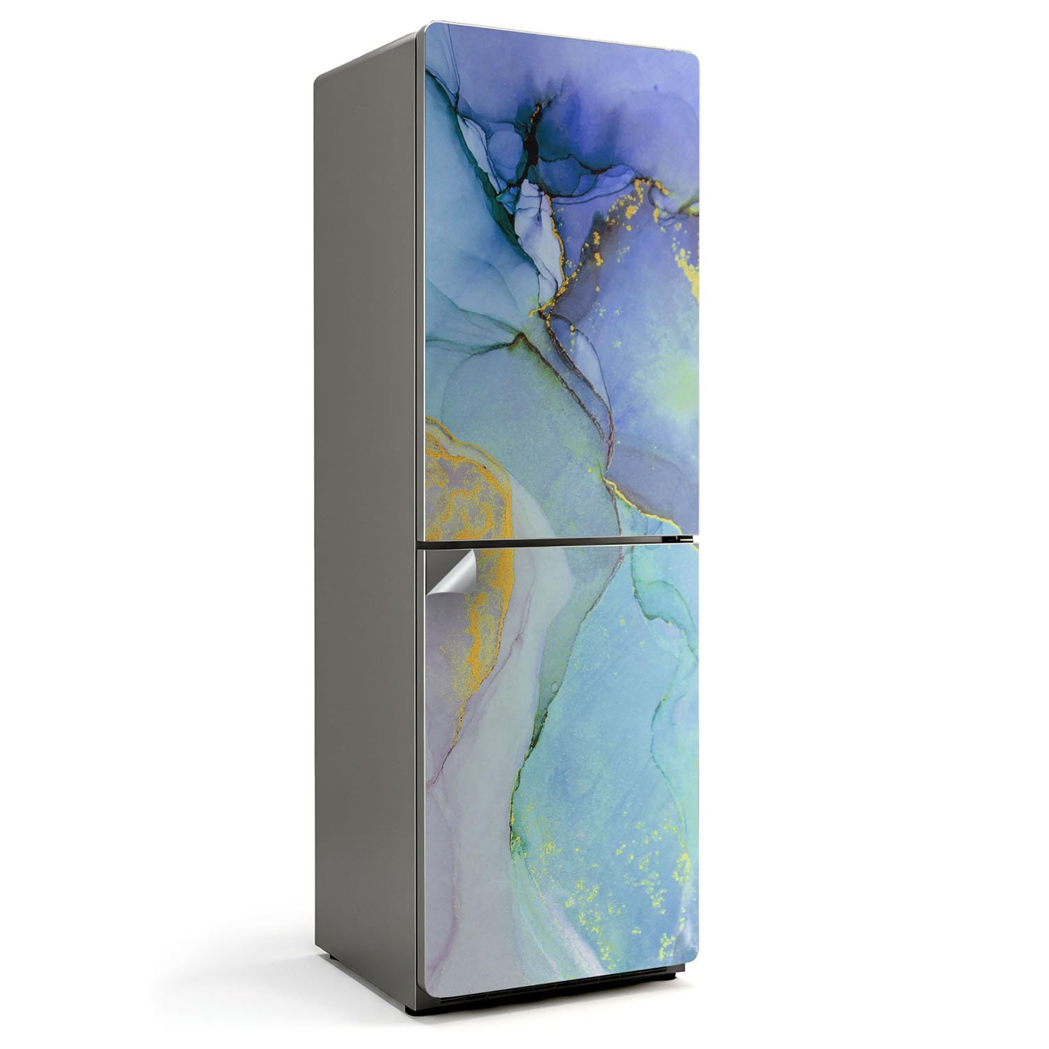 Sticker de décoration premium pour habillage intégral de frigo 60x190