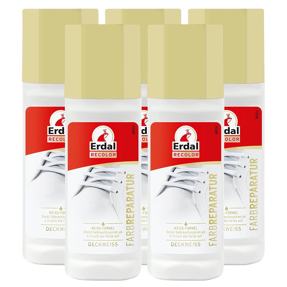 5 X Risperdal Recolor Colore Riparazione Deck Bianco 75 ML – Frisch Il Colore Su - Foto 4