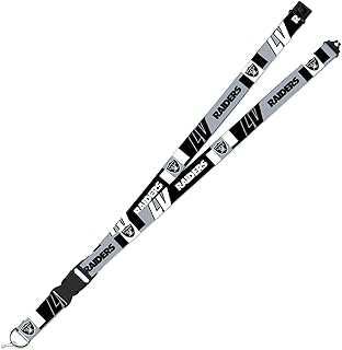 Rico Industries NFL Football 19" x 1" Premium Unisex-Adult Safety Breakaway Lanyard - Flash