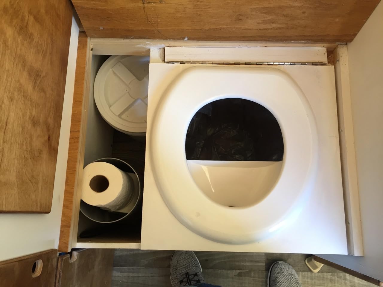 Urine Separator | Classic Urine Diverter for Compost Toilets | Black or White | Made in UK (White)