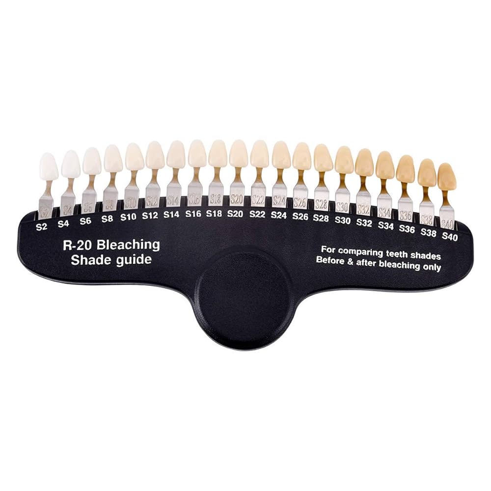 Amazon.co.jp: 20色シェードガイド 歯のホワイトニング 3D R-20