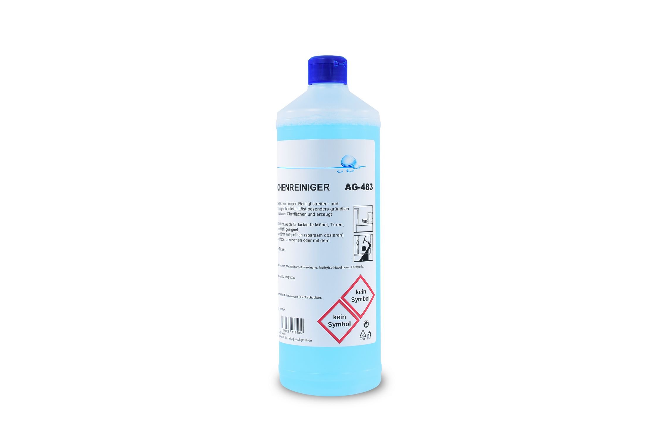 Funny AG-483 Glas- und Oberflächenreiniger, 1 L (12-er Pack)