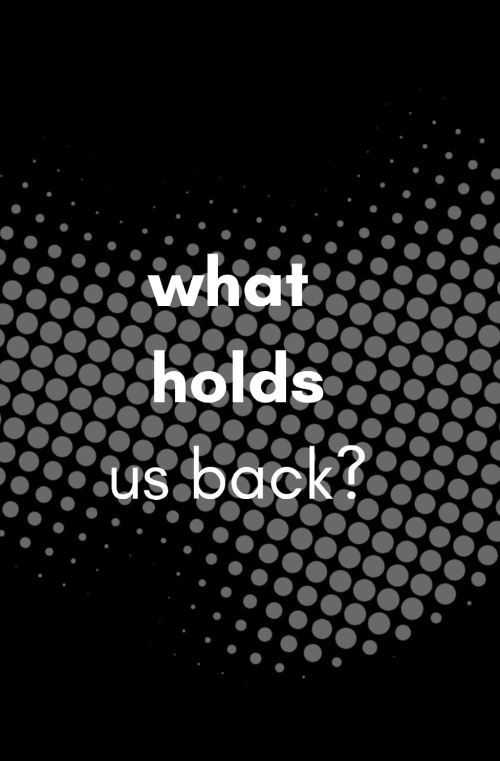Novel - what holds us back?