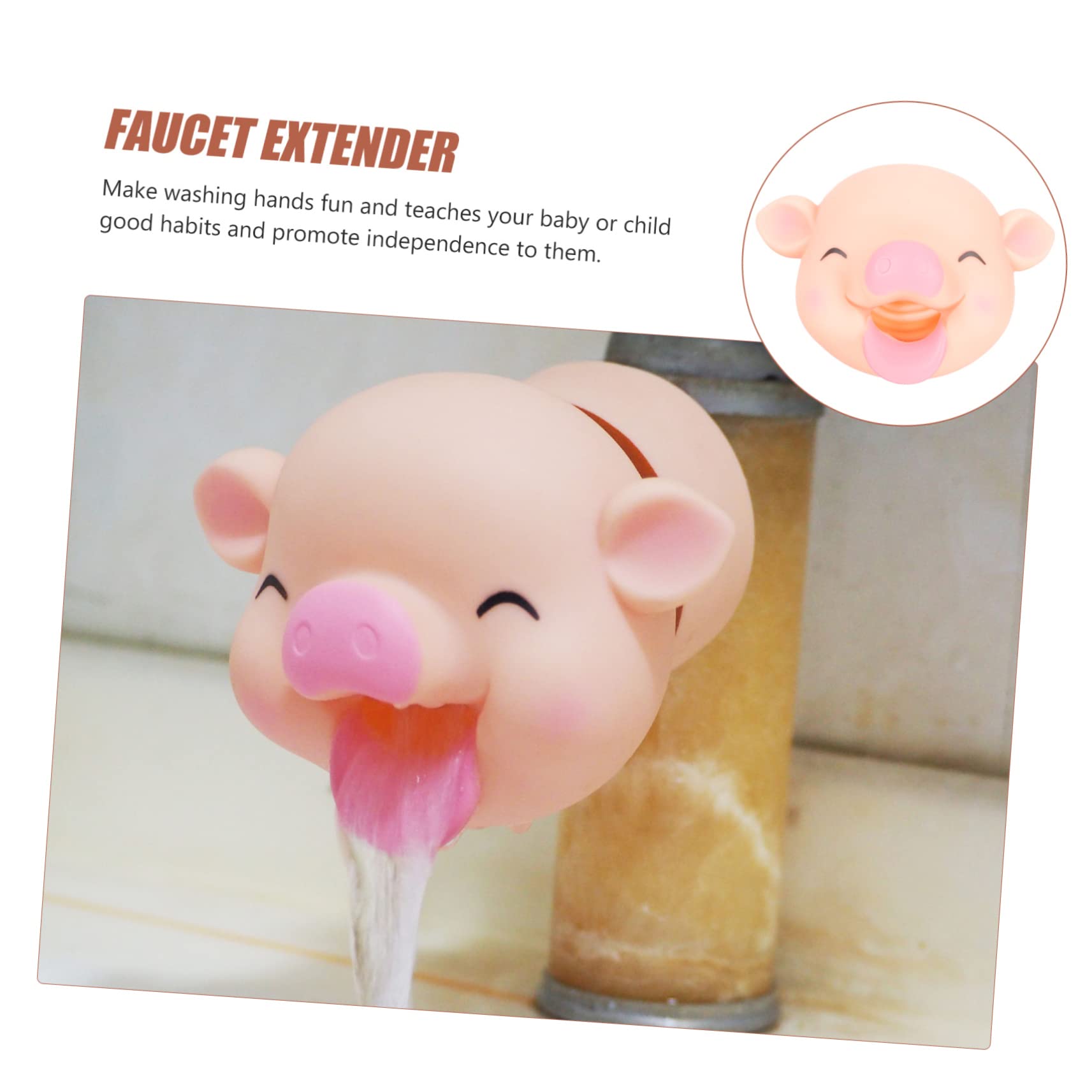 Abaodam 4pezzi Rubinetto Estensore Animale Per Prolunga Per Lavabo Per Lavaggio Mani e Facile Accessorio Per Infantile