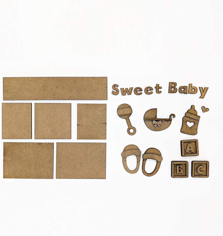 Foundations Décor Foundations Decor Shadow Box Kit-Sweet Baby