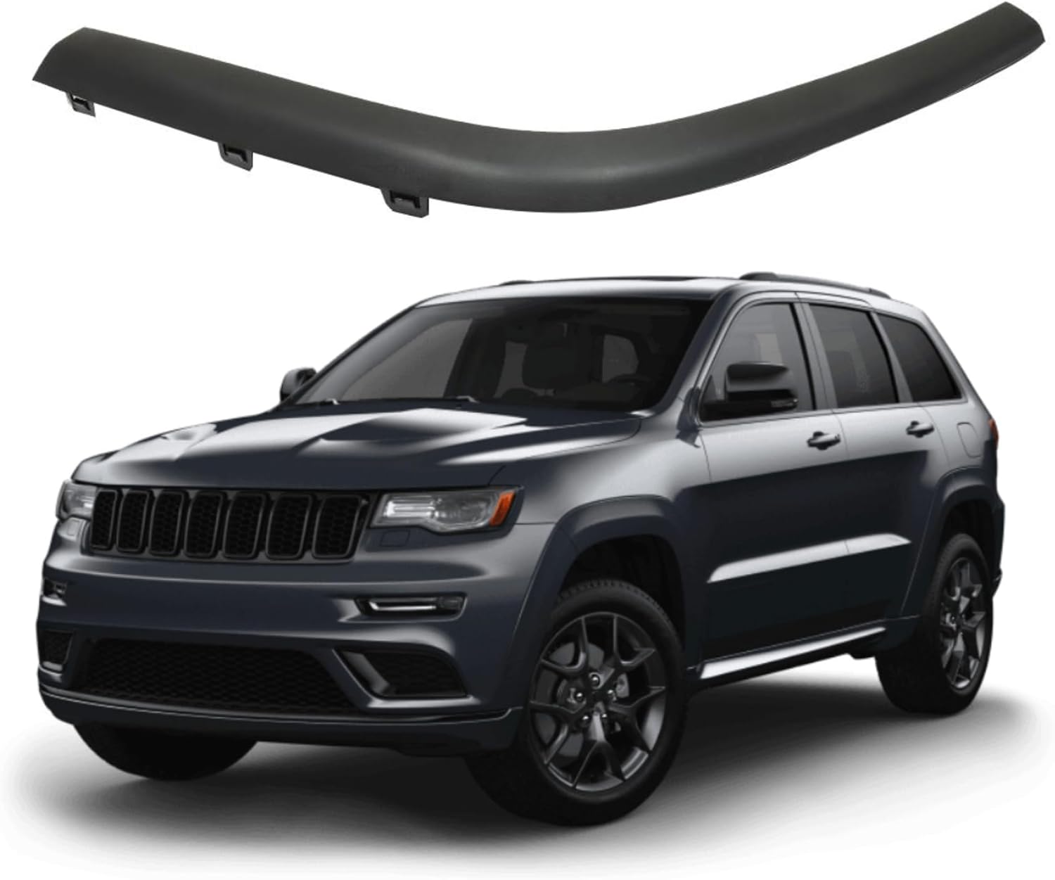 waltyotur Rear Left Fender-Flares Wheel Arch Replacement for Grand Cherokee 2011 2012 2013 2014 2015 2016 2017 2018 2019 2020 2021 Replacement for CH1790103 1MP35RXFAH