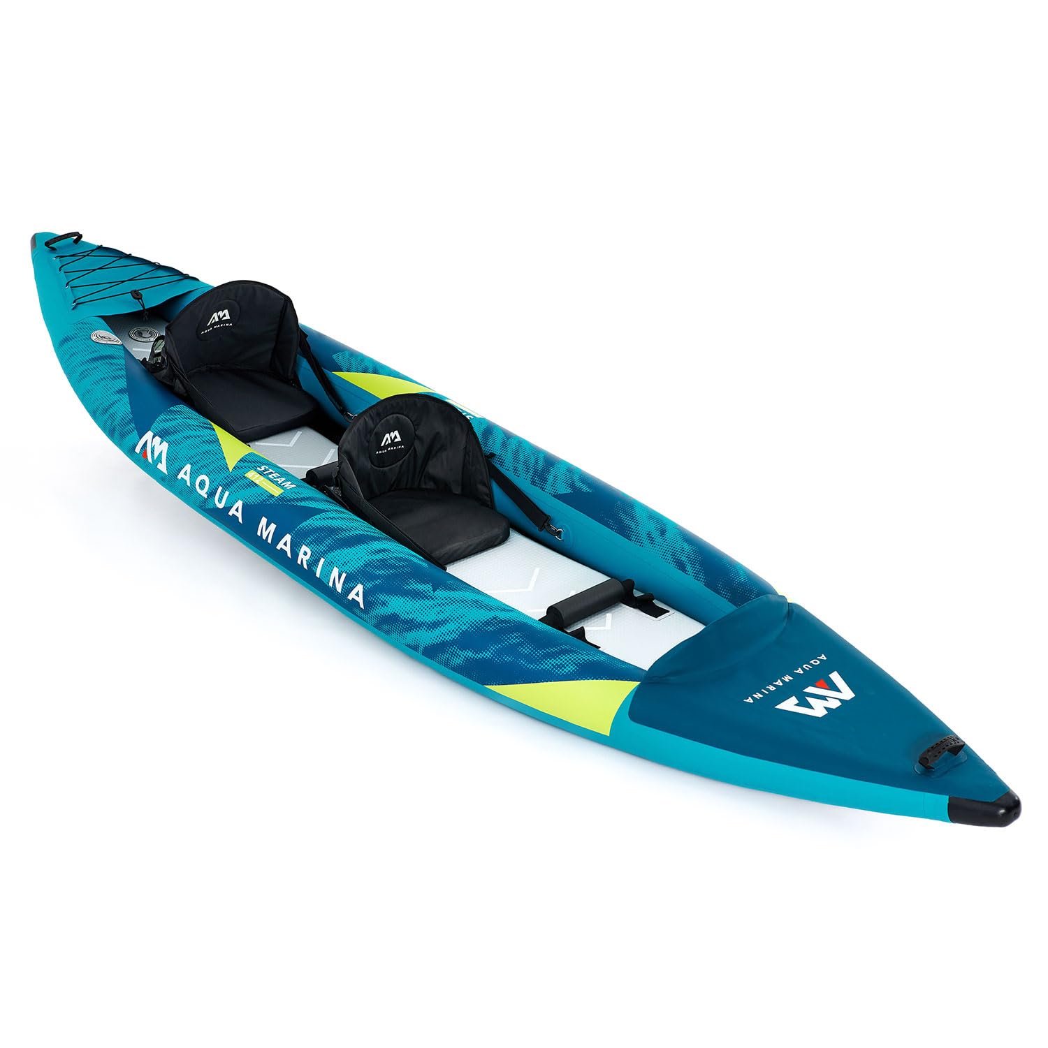 Aqua Marina kajak aufblasbar | Inflatable 2 Personen Kayak Steam-412 | 412x90 cm | Technologie: Drop Stitch