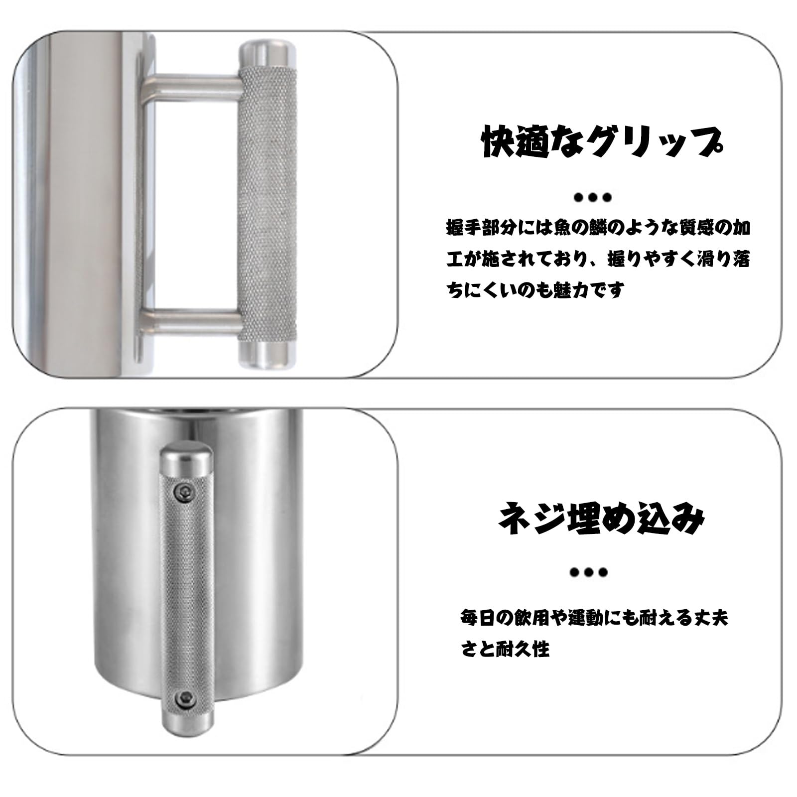 Amazon.co.jp: FLYXADQ ステンレス鋼6/8/10kgヘビーダンベルカップ